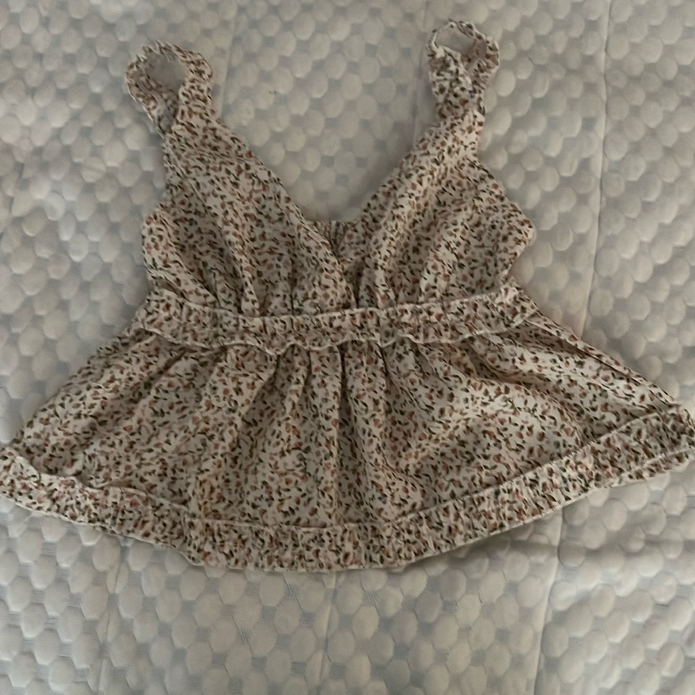 SHEIN flower crop top